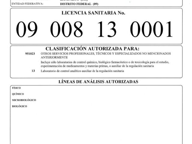 Acreditaciones Laboratorio De Control Arj